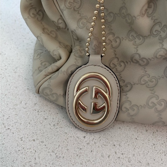 Auth GUCCI Tote Leather Guccissima Handbag 211944 F/S 520981 amazing condition - Picture 4 of 10